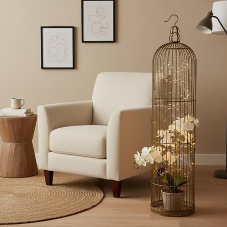 قفص ديكوري معدني