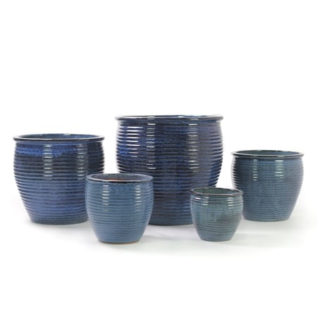 اصيص نبات سيراميك – 5 مقاسات مختلفة – حديقة السوسن