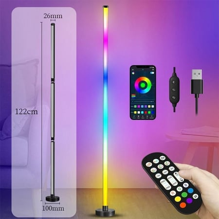 مصباح أرضي LED RGB