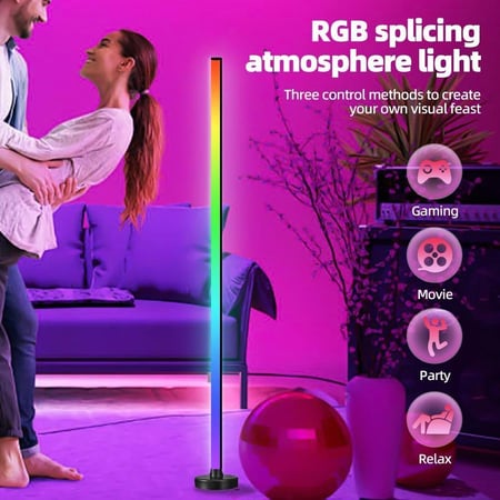 مصباح أرضي LED RGB