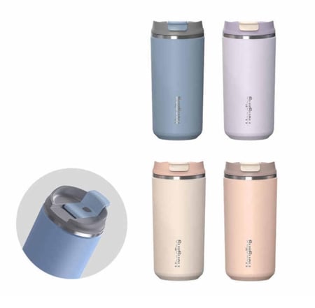 مق حافظ للحرارة بطبقة سيراميك - كوف | الوان متعددة | Coffee Mug