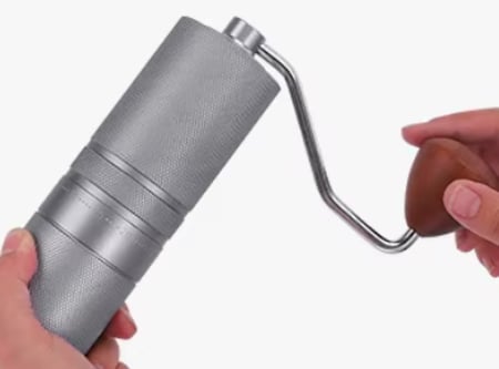 طاحونة يدوية مقبض خشبي - لونين | Grinder Stanel Steel