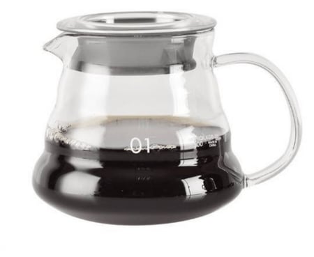 سيرفر V60 زجاج 360 مل - مقاس 01 | V60 Coffee Server 360ml