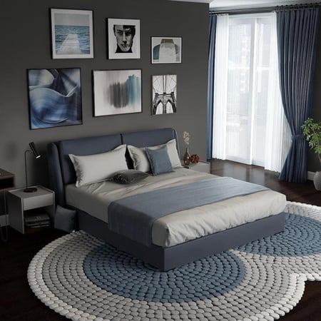 سرير نوم مودرن بتصميم أنيق و مقاسات متعددة