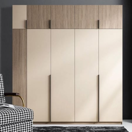 خزانة الملابس ديفرنت بأبواب خشبية من اخشاب