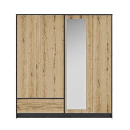 خزانة الملابس سيمبل بأبواب خشبية من اخشاب