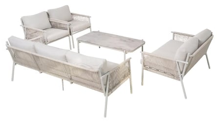 طقم كنبة خارجي 7 أشخاص بعدة الوان