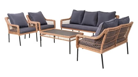 طقم كنب خارجي 7 أشخاص – موديل بعدة الوان