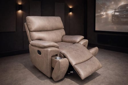 كرسي استرخاء SF-13 بني فاتح فاخر للاسترخاء اليومي