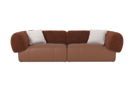 كنب ليذر من اخشاب