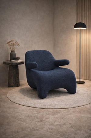 كرسي قماش مفرد بتصميم راقي-بعدة ألوان