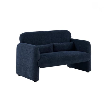 كنبة ثنائية قماش مريحة بتصميم عصري لغرف المعيشة-بعدة ألوان