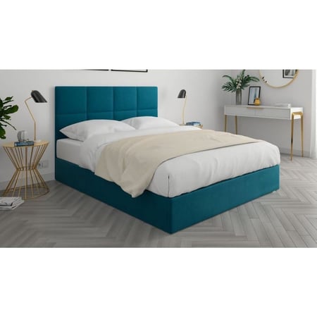 سرير تركواز أنيق