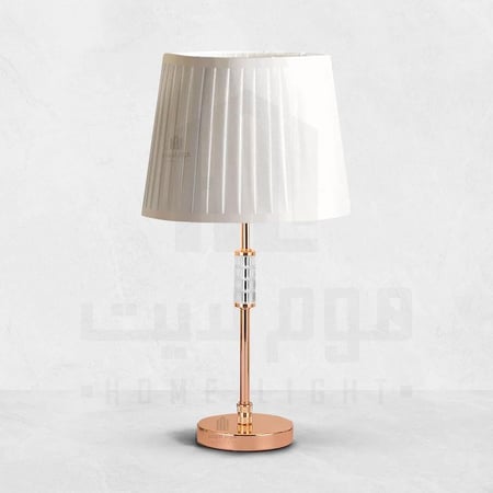 ابجورة طاولة مودرن مع كريستال - ذهبي
