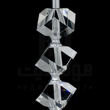 ابجورة-طاولة-مكعبات-كريستال-غطاء-رمادي