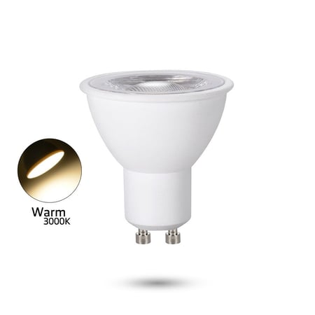 لمبة GU10 LED 7W 3000K