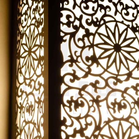 ابليك نحاسي مغربي مزخرف - موديل C