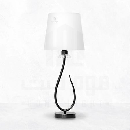 ابجورة طاولة مودرن اسود مطفي