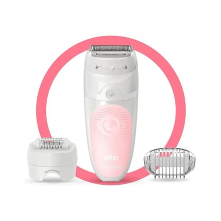 آلة إزالة الشعر سيلك ابيل 5 مع 5 قطع