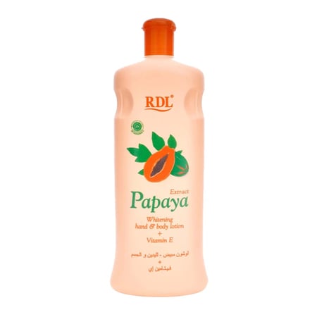 لوشن بابايا RDL مبيض لليدين والجسم 600ملي