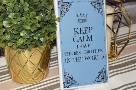 لوحة خشبية keep calm