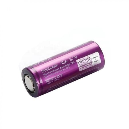 بطارية ايفست 26650, بطاريات