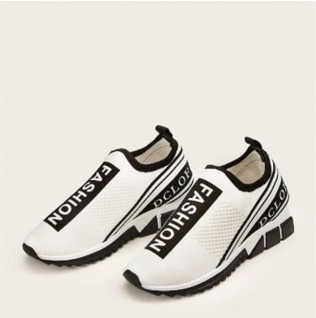 جزمه ابيض واسود