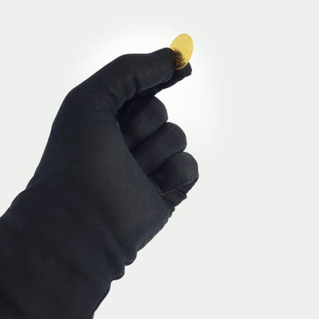 جنيه الذهب مع حلقة شكل سعودي عيار 22 وزن 1.25 جرام