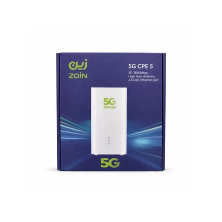راوتر زين , 5G CPE5 يدعم شريحة زين فقط