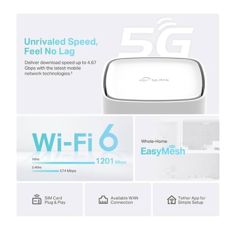 راوتر ARCHER NX200 5G AX1800 من TP-LINK