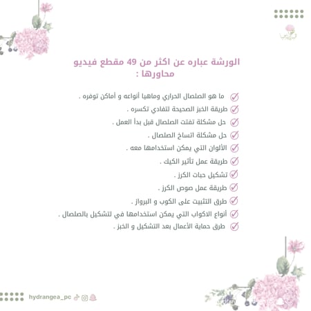 ورشة اساسيات  الصلصال + بوكس المبتدئين