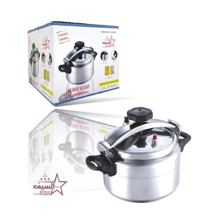 قدور ضغط نجمه السيف المنيوم متوفر عدة مقاسات حاصل على شهادة الجودة