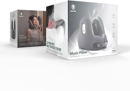 جهاز الرقبة من جرين ليون وسادة تخفيف الالم موسيقية