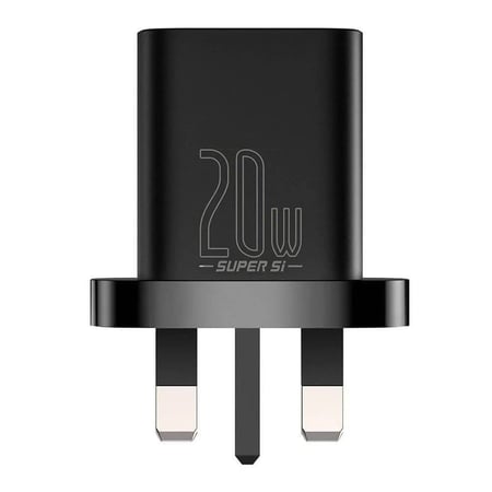 شاحن جداري بتقنية سوبر سي من بيسوس 20 واط