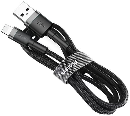 كيبل ايفون USB مترين من بيسوس