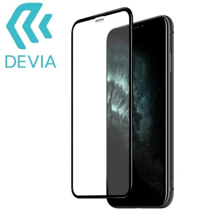 ديفيا فان سيريز شاشة كاملة زجاج مقوى ومضاد للتوهج لهاتف آيفون XR و 11 (6.1)