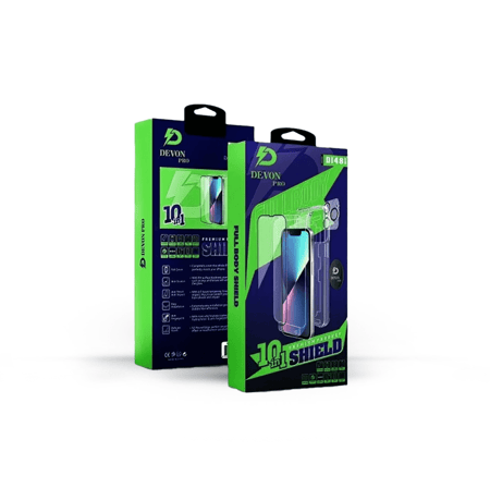 بكج حماية (مطفي ضد البصمة )8in1 من ديفون لجميع اجهزه ايفون 14