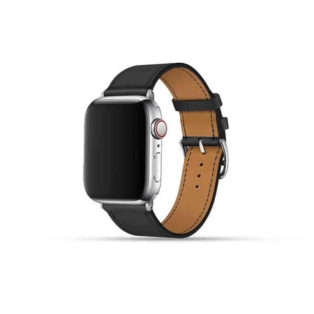 سوارة ساعة ابل من ماركة ديفيا الأنيق من جلد البولي يوريثين - لمسة فاخر