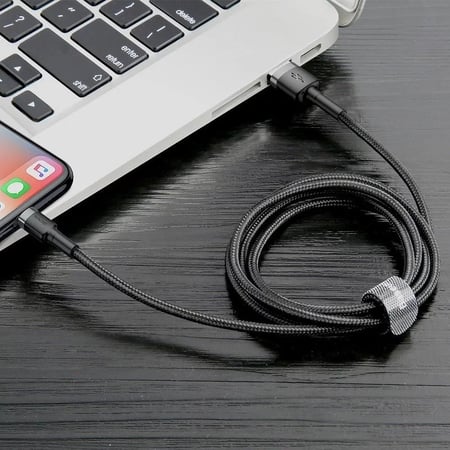 كيبل ايفون USB مترين من بيسوس