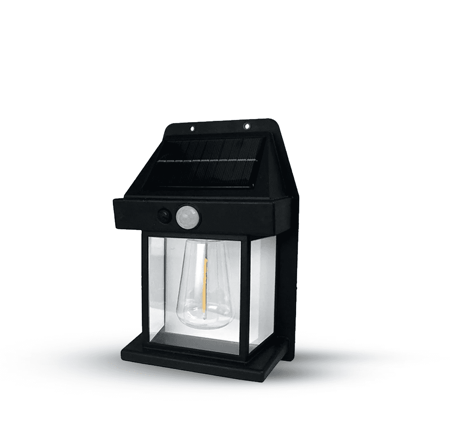 مصباح طاقة شمسية مع مستشعر حركة مقاوم للماء والهواء