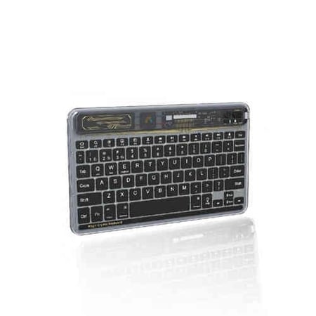 لوحة مفاتيح بلوتوث صغيرة بتصميم بلورة سحرية