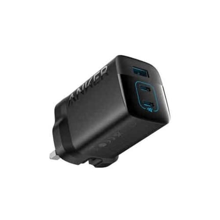 شاحن جداري من أنكر بقوة 67 واط مع منفذين PD ومنفذ USB