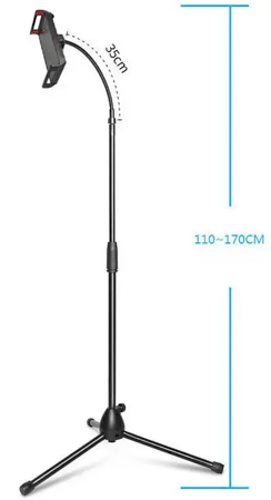 حامل جوال او للتابلت  مع قاعدة ارضيه 360 درجه
