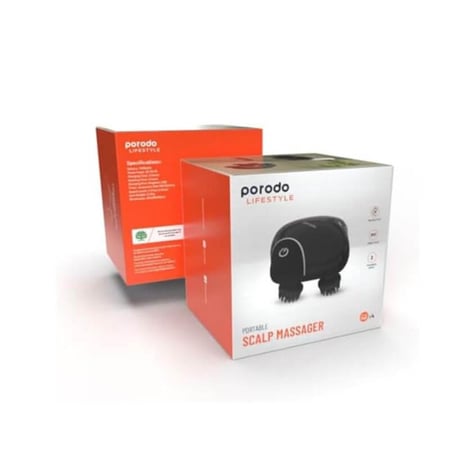 جهاز تدليك ومساج محمول لفروة الرأس ب بقدرة 1200 مللي امبير في الساعه من بورودو