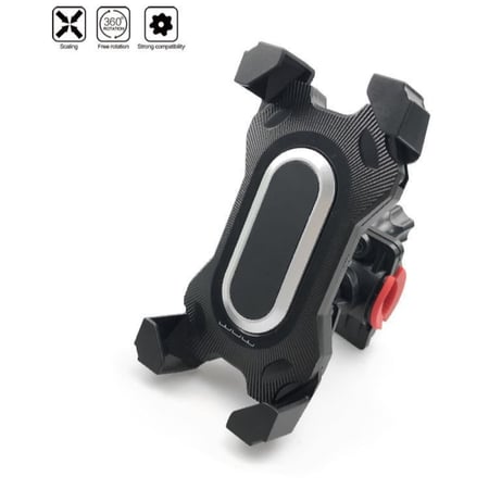 حامل جوال الدراجة لجميع انواع الدراجات - أسود