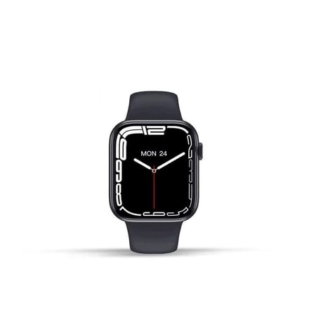 عرض ساعة ذكية شبيه ابل الاصدار السابع مقاس 45 + سماعه شبيه ابل P9