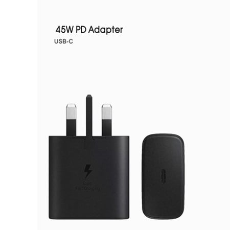 فيش جداري منفذ PD يدعم الشحن السريع بقوة 45 واط .