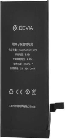 ديفيا بطارية مدمجة 2750 ملي امبير IP 6S Plus - اسود