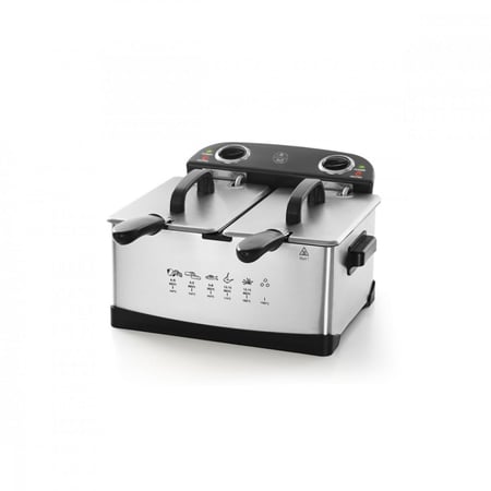 قلايه الزيت الكهربائيه مزدوجه من شركة السيف