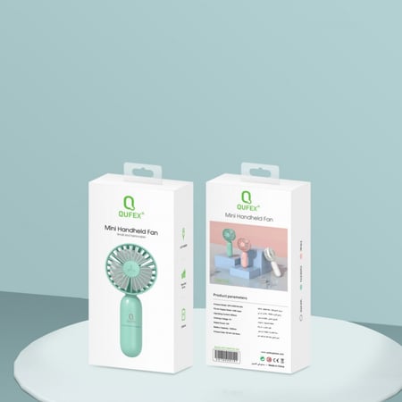 عرض المروحتين ابيض وتيفاني من QUFEX